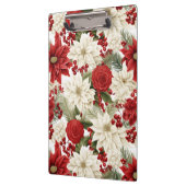 Christmas Poinsettia – Holiday Floral Design クリップボード (左)