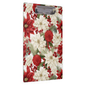 Christmas Poinsettia – Holiday Floral Design クリップボード (右)