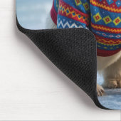 Christmas Polar Bear and Penguin Friends マウスパッド (コーナー)