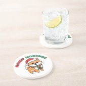 Christmas Pomeranian Coaster: Merry Woofmas コースター (側面)