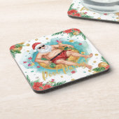 Christmas Pool Party with Santa Claus  コースター (左側)