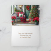  Christmas Porch Across the Miles  Family Card シーズンカード (内部)