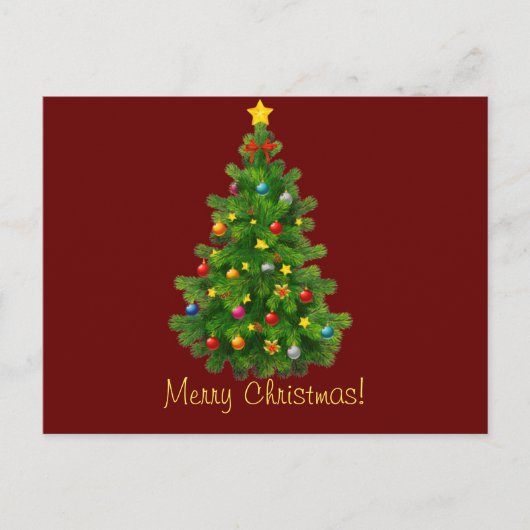Christmas Post Card, Size: Standard Postcard ポストカード (正面)