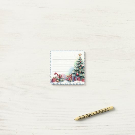 Christmas post it ポストイット (デスク上)
