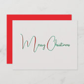 Christmas Postcard ポストカード (正面/裏面)