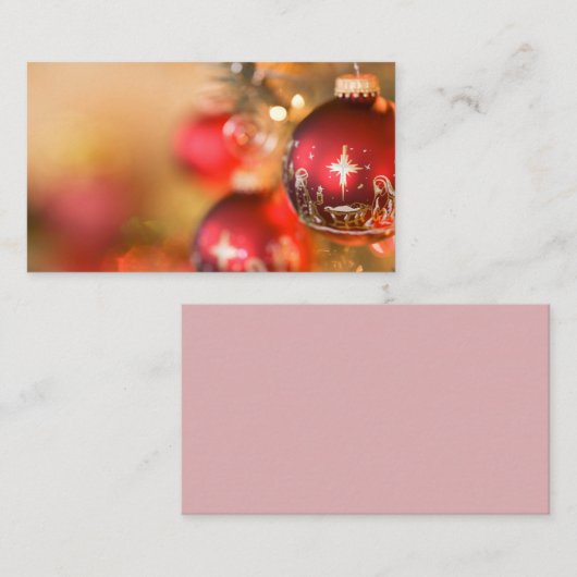 Christmas Postcard 名刺 (正面/裏面)