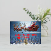 Christmas Postcard 箔シーズンポストカード (立ち正面)