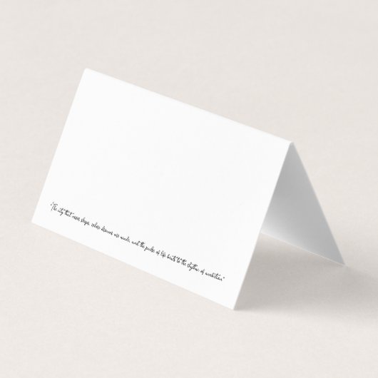 Christmas Postcard NYC - New York City 名刺 (裏面)