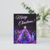 Christmas Postcard with cute animals シーズンポストカード (スタンド正面)