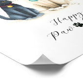 Christmas Posters of Watercolro Cats ポスター (角)