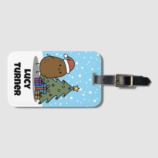 Christmas Potato Custom ラゲッジタグ (正面横)