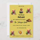Christmas Potluck Invitation 招待状 (正面)
