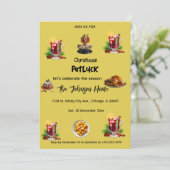 Christmas Potluck Invitation 招待状 (スタンド正面)