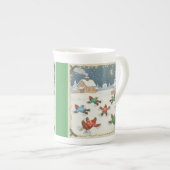 Christmas Poultry in Motion, Coffee Mug ボーンチャイナマグカップ (正面右)