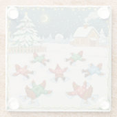 Christmas Poultry in Motion, Glass Coaster ガラスコースター (裏面)