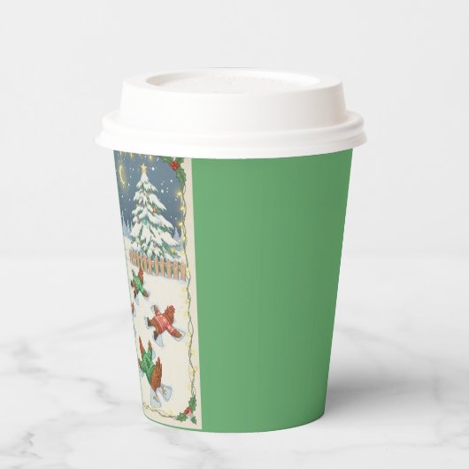 Christmas Poultry in Motion, Paper Cups 紙コップ (左)
