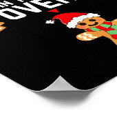 Christmas Pregnancy Announcemen Mommy Mom To Be ポスター (角)