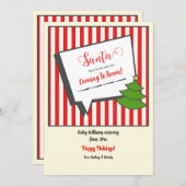 Christmas Pregnancy Announcement 案内状 (正面/裏面)