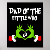 Christmas Pregnancy Announcement Funny Dad Of The  ポスター (正面)