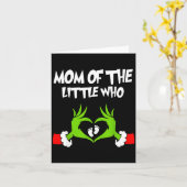 Christmas Pregnancy Announcement Funny Mom Of The  カード (黄色い花)