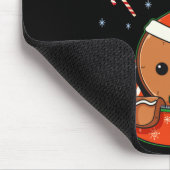 Christmas Pregnancy Gingerbread Man Baby Cookie In マウスパッド (コーナー)