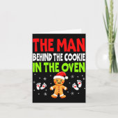 Christmas Pregnancy The Man Behind The Cookie In T カード (正面)