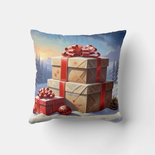christmas presents クッション (裏面)