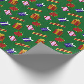 Christmas Presents Pattern ラッピングペーパー (角)