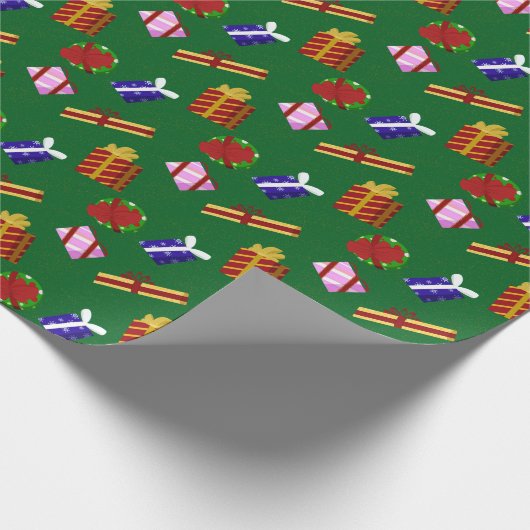 Christmas Presents Pattern ラッピングペーパー (角)