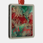 Christmas Pretty メタルオーナメント (右)