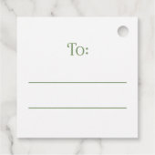 Christmas pudding holly berries watercolor フェイバータグ (裏面)