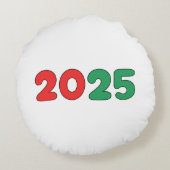 Christmas Pug Round Pillow: Merry Woofmas ラウンドクッション (裏面)