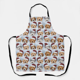 Christmas Puppies エプロン