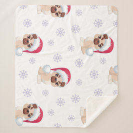 Christmas Puppies – Cozy Holiday Dog Blanket Gift シェルパブランケット