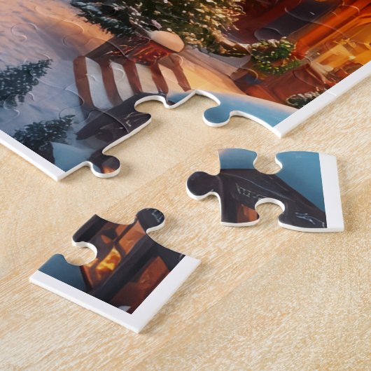 Christmas puzzle gift ジグソーパズル (側面)