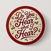 Christmas Question Button 缶バッジ (正面)