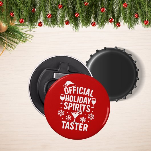 Christmas quote funny party spirits taster red 栓抜き