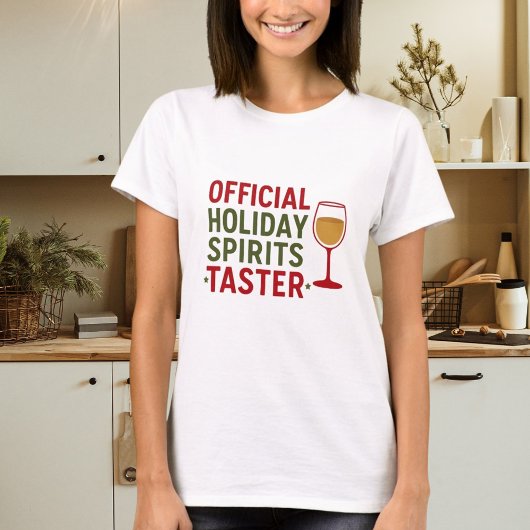 Christmas quote funny party spirits taster tシャツ