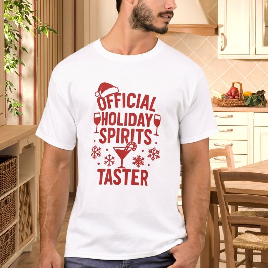 Christmas quote funny party spirits taster tシャツ