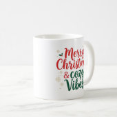 Christmas Quote Mug , Holiday Gift Mug コーヒーマグカップ (正面右)