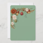 Christmas Rabbit Peter Vintage Invitation 招待状 (裏面)