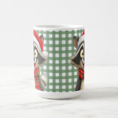 Christmas Raccoon コーヒーマグカップ (中央)