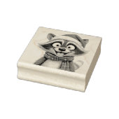 Christmas Raccoon ラバースタンプ (スタンプ)