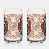 Christmas Raccoon Cocoa Cheer ガラス缶 (左)