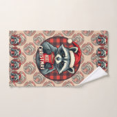 Christmas Raccoon Cocoa Cheer バスタオルセット (ハンドタオル)