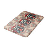 Christmas Raccoon Cocoa Cheer バスマット (アングル)