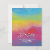 Christmas Rainbow Card シーズンカード (正面)