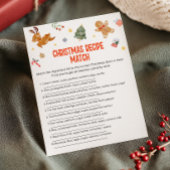 Christmas Recipe Match Game シーズンカード