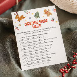 Christmas Recipe Match Game シーズンカード