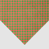 Christmas Red and Green Plaid 薄葉紙 (詳細)